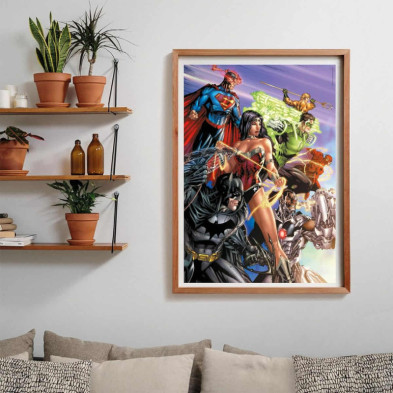 imagen 2 de puzzle dc comics 1000 piezas compact box impossibl