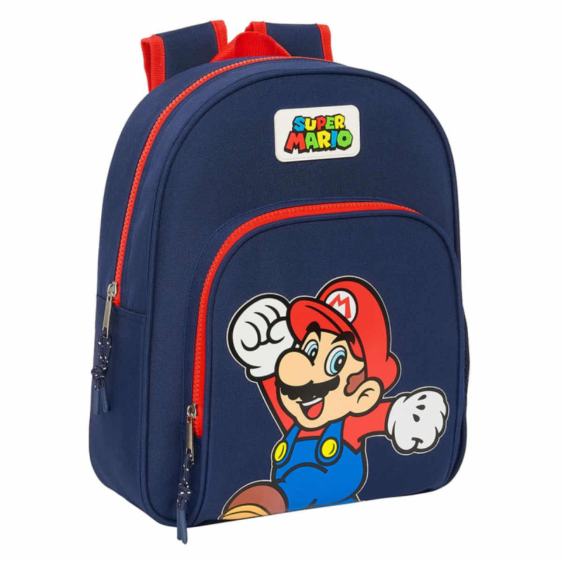 Imagen mochila super mario world 34cm apadtable a carro Imagen mochila super mario world 34cm apadtable a carro