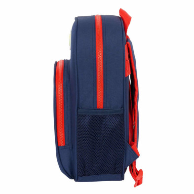 imagen 2 de mochila super mario world 34cm apadtable a carro