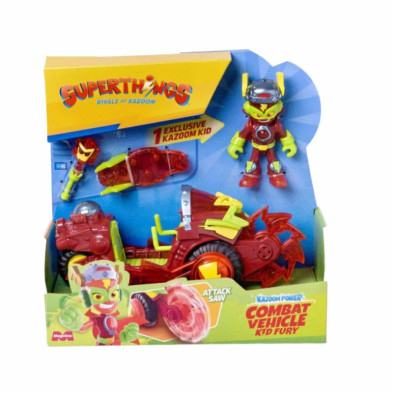 imagen 1 de superthings kazoom power combat vehicle kid fury