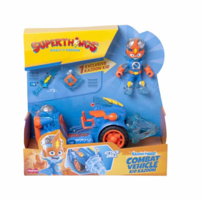 imagen 1 de superthings kazoom power combat vehicle kid kazoom
