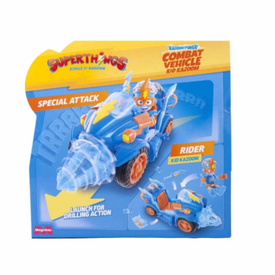 imagen 2 de superthings kazoom power combat vehicle kid kazoom