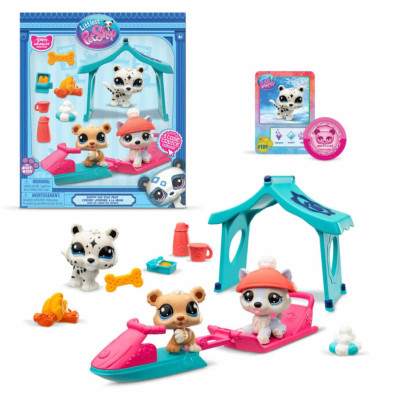 imagen 2 de set littlest pet shop snow day