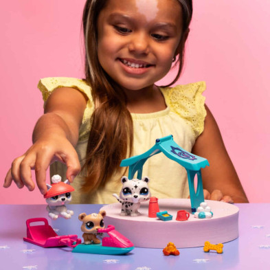imagen 3 de set littlest pet shop snow day