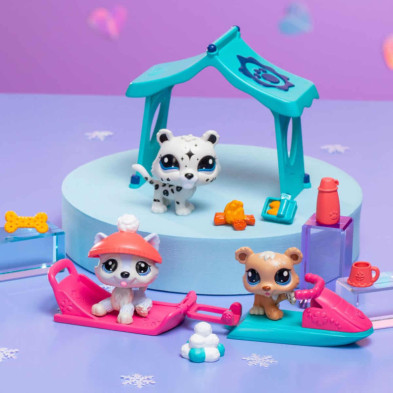 imagen 4 de set littlest pet shop snow day