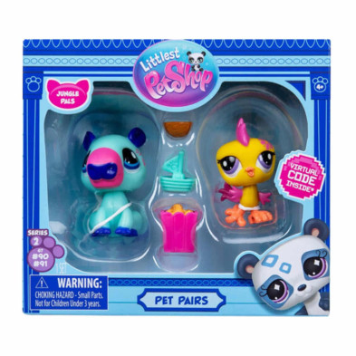Imagen pack 2 littlest pet shop - jungle pals