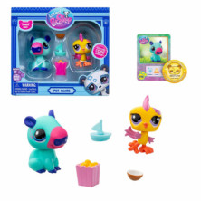 imagen 1 de pack 2 littlest pet shop - jungle pals