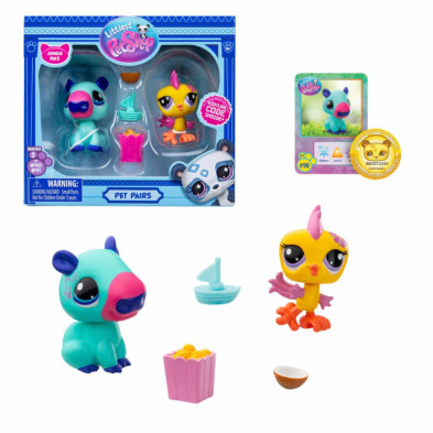 imagen 1 de pack 2 littlest pet shop - jungle pals