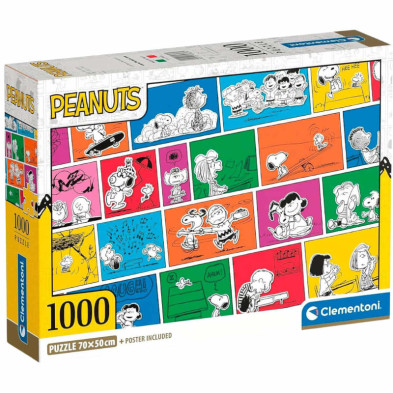 Imagen puzzle snoopy peanuts 1000 piezas compact cleme