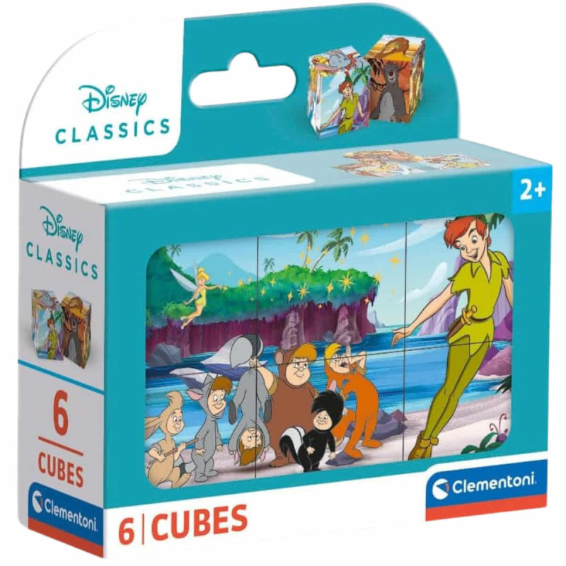 Imagen puzle cubo clasicos disney 6 piezas clementoni Imagen puzle cubo clasicos disney 6 piezas clementoni