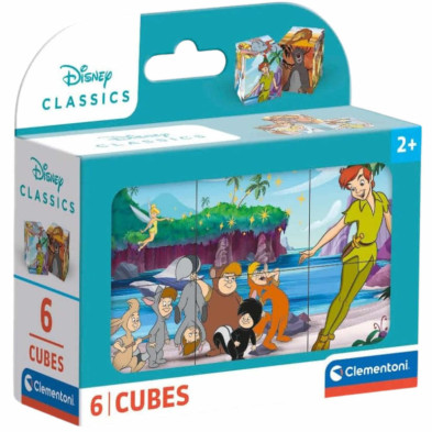 Imagen puzle cubo clasicos disney 6 piezas clementoni