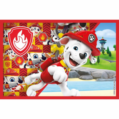 imagen 4 de puzle cubos paw patrol 6 piezas clementoni