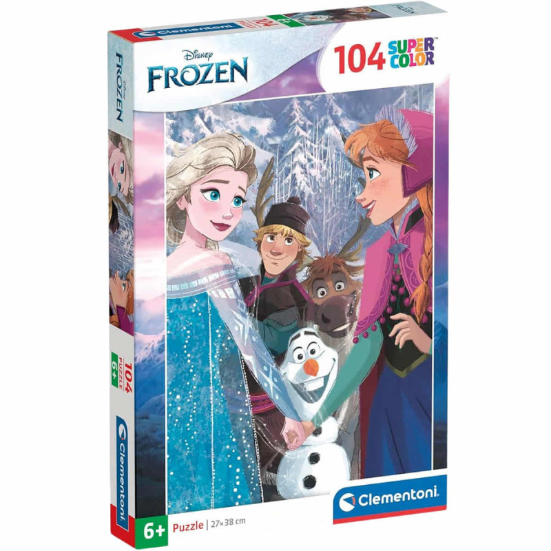 Imagen puzle frozen 104 piezas clementoni