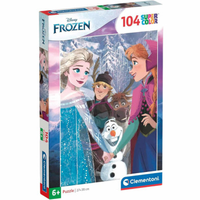 Imagen puzle frozen 104 piezas clementoni