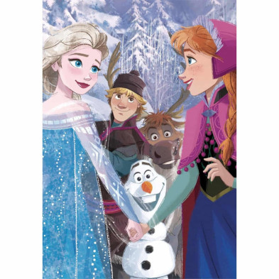 imagen 1 de puzle frozen 104 piezas clementoni