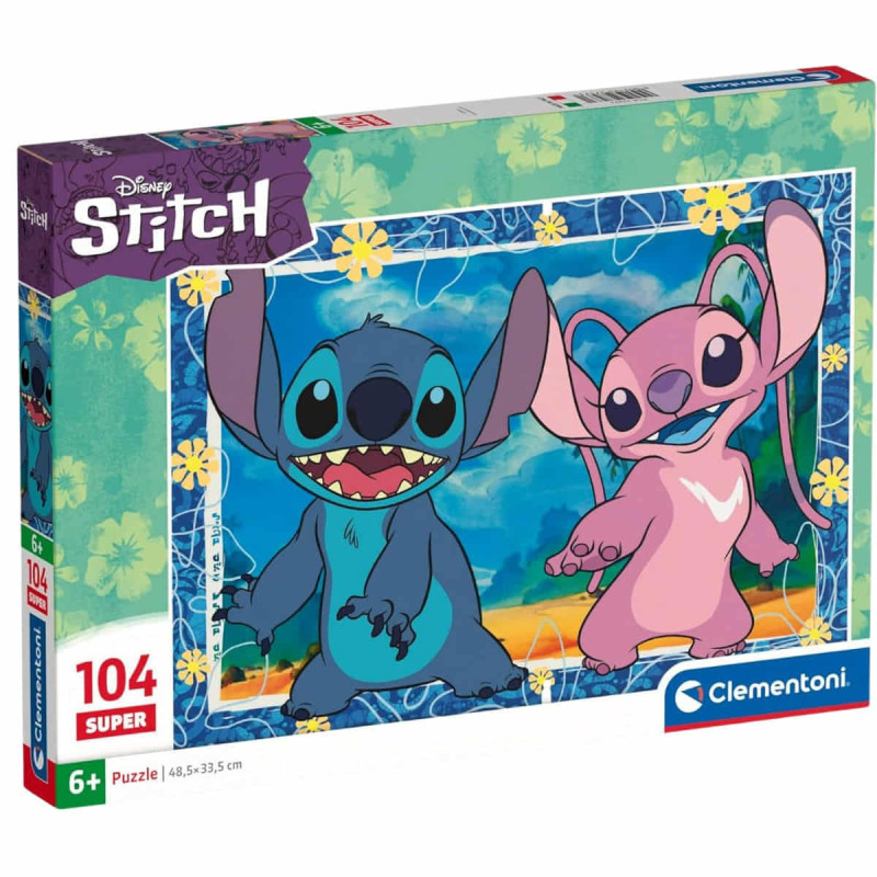 Imagen puzle stitch 104 piezas clementoni Imagen puzle stitch 104 piezas clementoni