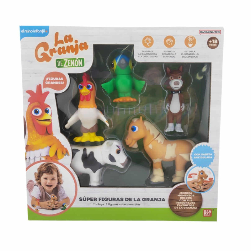 Imagen pack 5 super figuras la granja de zenon