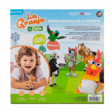 imagen 1 de pack 5 super figuras la granja de zenon