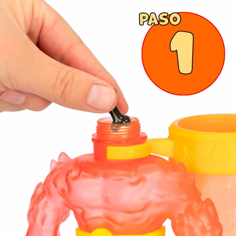 Hero Creator Blazagon 11 Cm - Action Figure Goo Jit Zu Con Ricariche E Texture - 4
