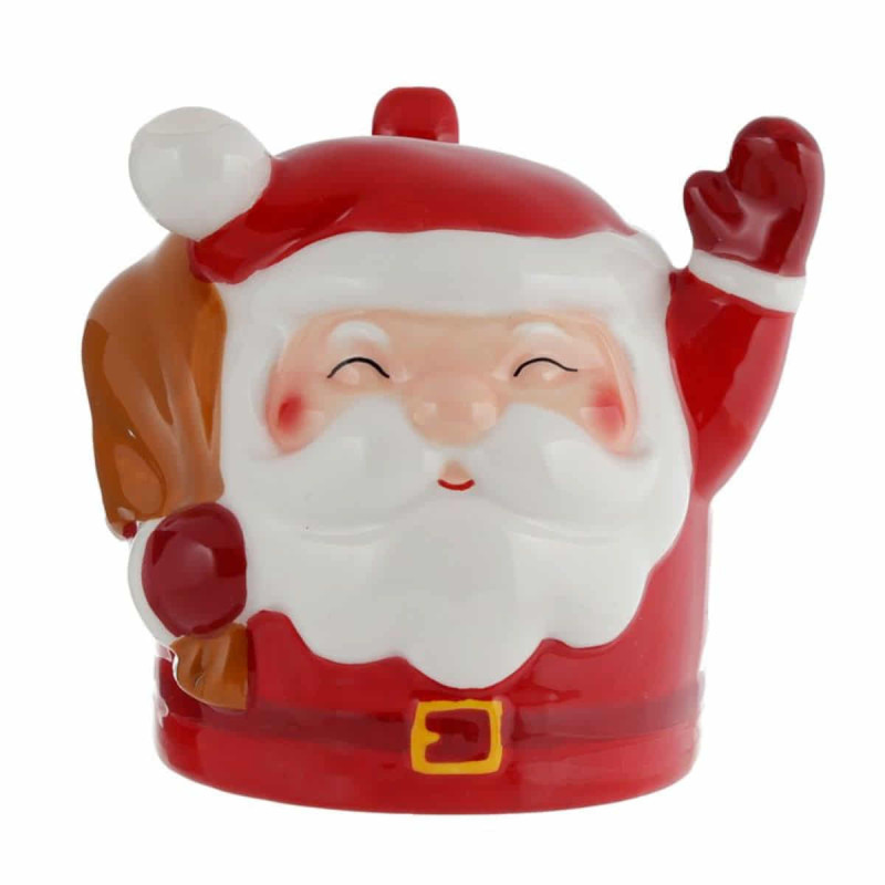 Imagen tazón de ceramica 3d papá noel Imagen tazón de ceramica 3d papá noel