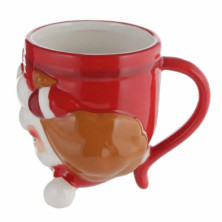 imagen 2 de tazón de ceramica 3d papá noel