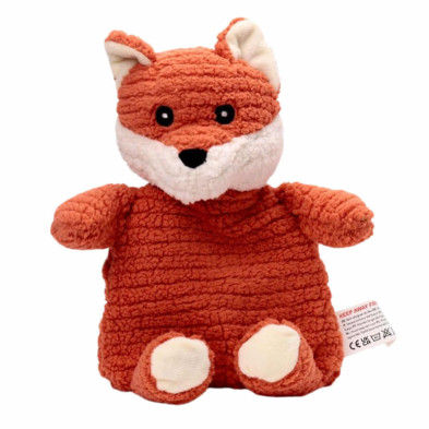 Imagen peluche térmico de semillas microondas zorro