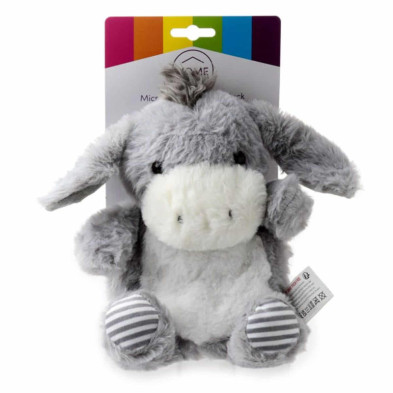 imagen 1 de peluche térmico de semillas microondas burro