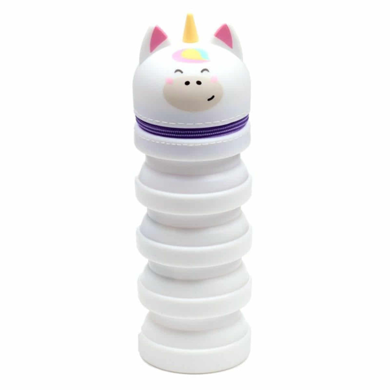 Imagen estuche de silicona con cremallera unicornio Imagen estuche de silicona con cremallera unicornio