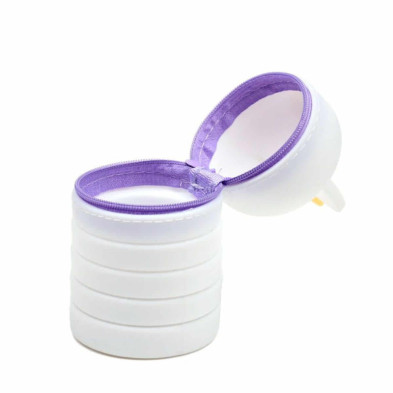imagen 3 de estuche de silicona con cremallera unicornio