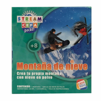 Imagen experimentos ciencia de bolsillo montaña de nieve Imagen experimentos ciencia de bolsillo montaña de nieve