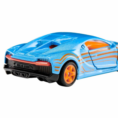 imagen 3 de coche bugatti chiron azul
