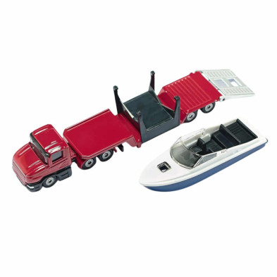 imagen 2 de camión de transporte con barco