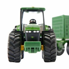 imagen 3 de tractor con remolque john deere 8000