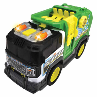 imagen 2 de camion de basura 30cm con luz y sonidos