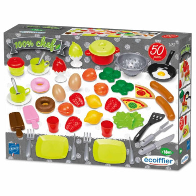 Imagen set de accesorios cocinitas 50 piezas ecoiffier