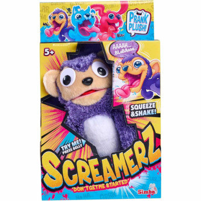 imagen 1 de peluche oso babbling con sonido screamerz 30cm m