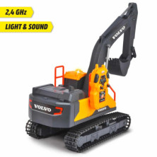 imagen 2 de excavadora volvo radio control con luz y sonido