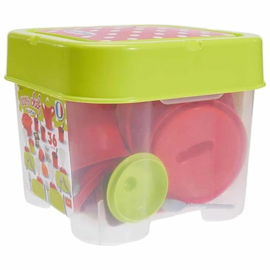imagen 1 de set vajilla smoby 36 piezas accesorios cocina