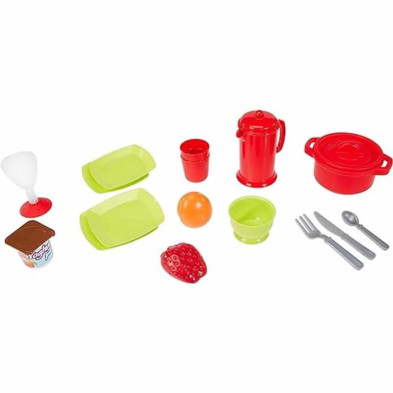 imagen 2 de set vajilla smoby 36 piezas accesorios cocina