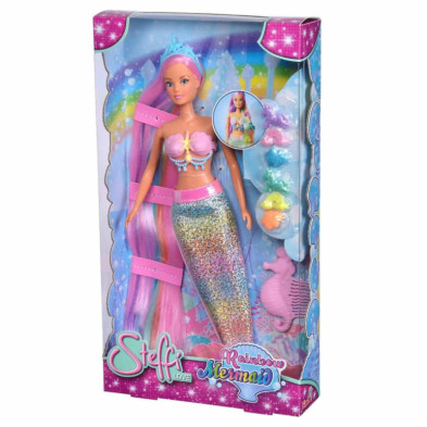 imagen 1 de muñeca evi love sirena arcoíris