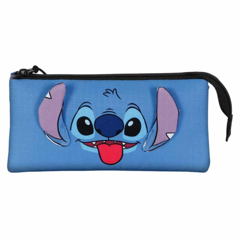 Imagen portatodo triple lilo y stitch azul Imagen portatodo triple lilo y stitch azul