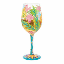 imagen 1 de copa de vino fashion floral lolita