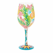 imagen 2 de copa de vino fashion floral lolita