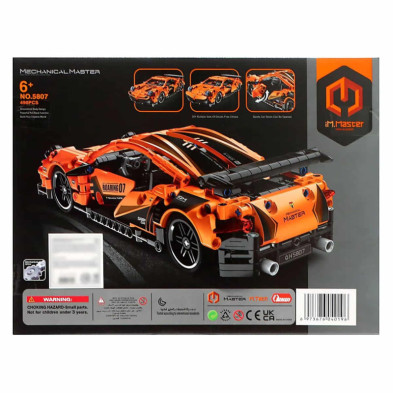 imagen 2 de immaster coche de carreras naranja 605807