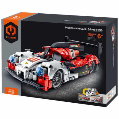 imagen 1 de immaster coche de carreras blanco rojo 605811