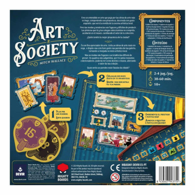 imagen 2 de juego de tablero art society devir