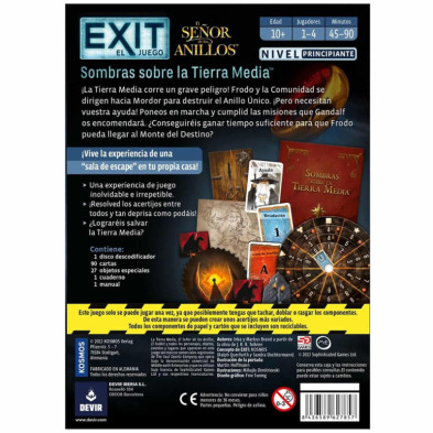 imagen 1 de juego exit el señor de los anillos devir