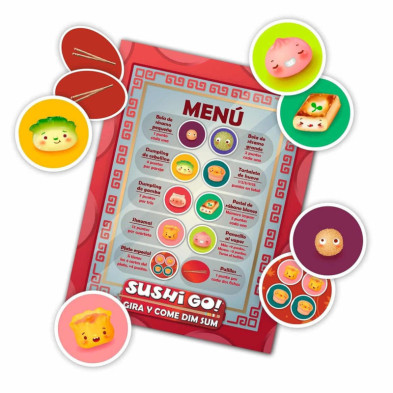 imagen 4 de juego sushi go gira y come dum sum devir