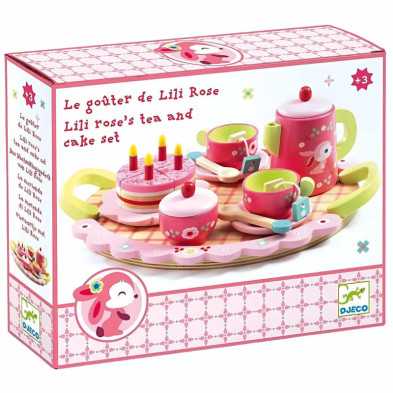 imagen 2 de juego de tacitas merienda lili rosa djeco