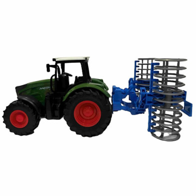 Imagen tractor motrix con allanadora